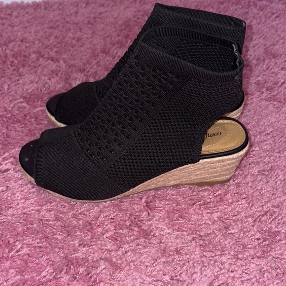 Comfortview Espadrille Wedge Sandals - Picture 3 of 6